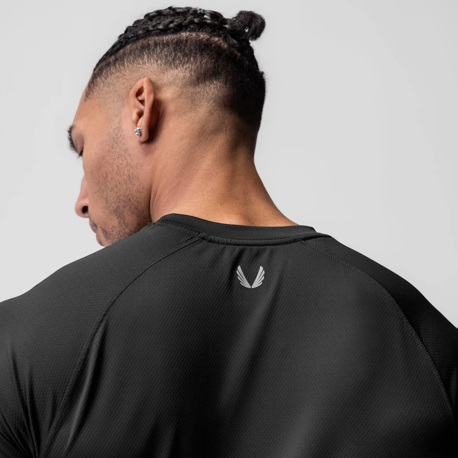 0660. AeroSilver® Established Tee - Black "RP"