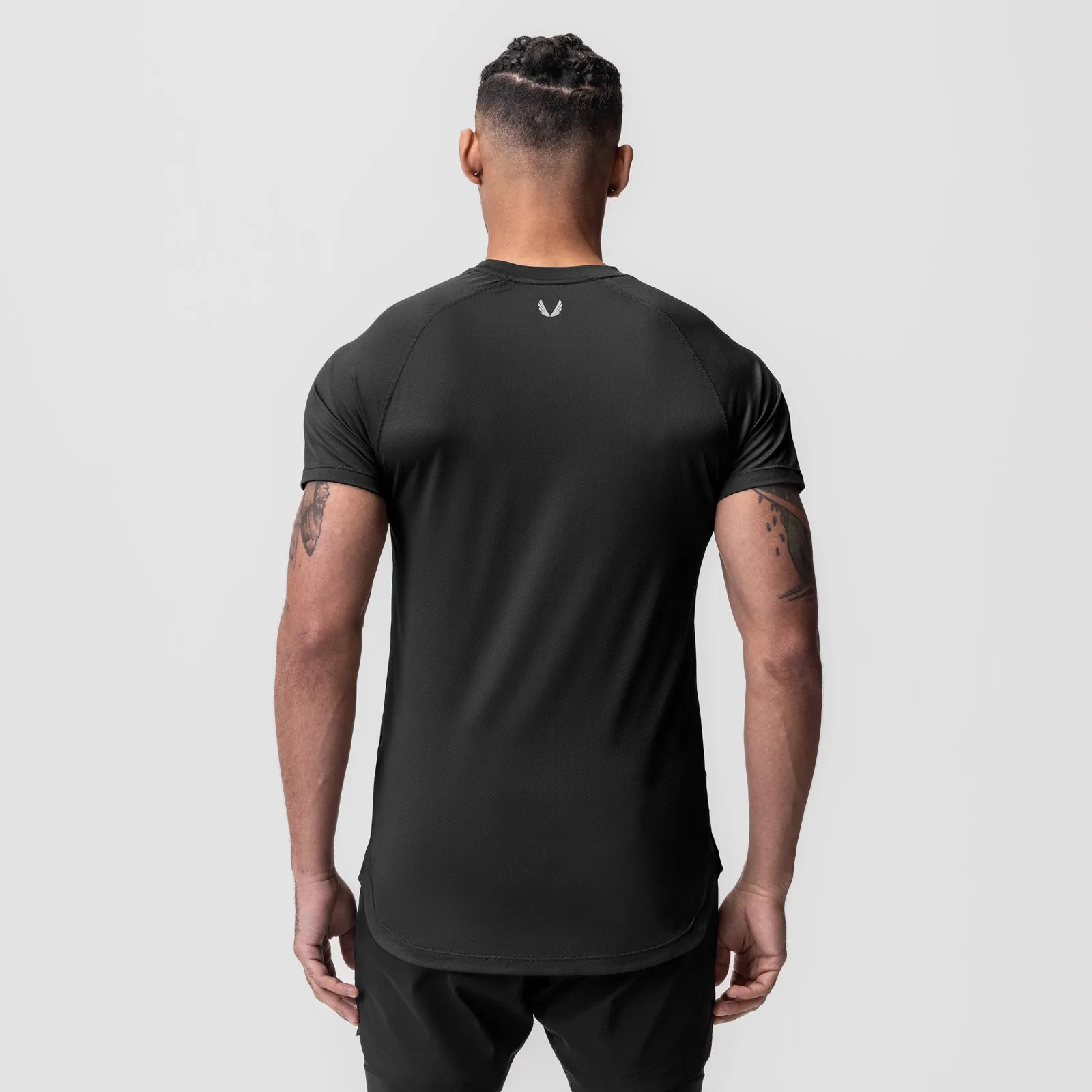 0660. AeroSilver® Established Tee - Black "RP"