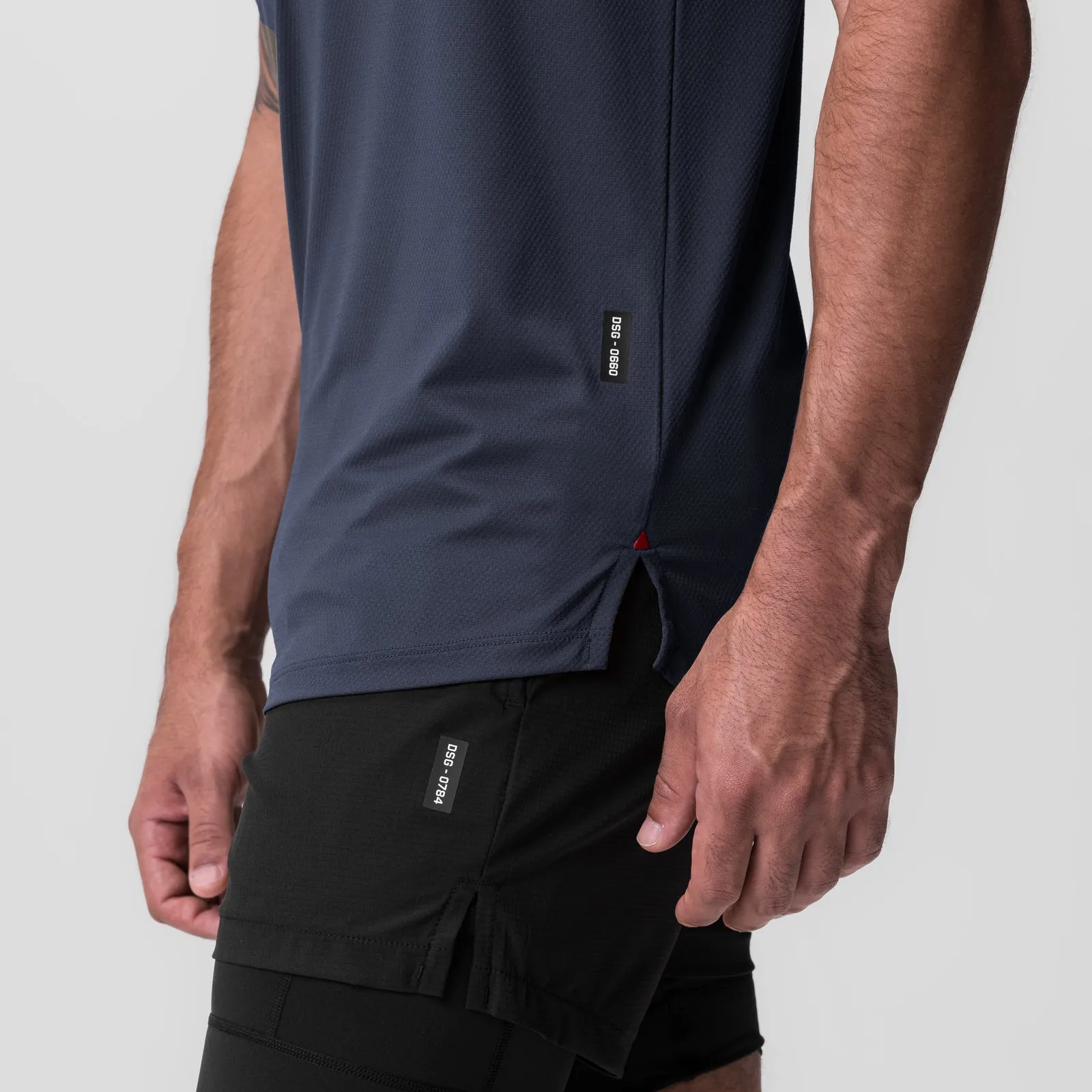 0660. AeroSilver® Established Tee - Navy