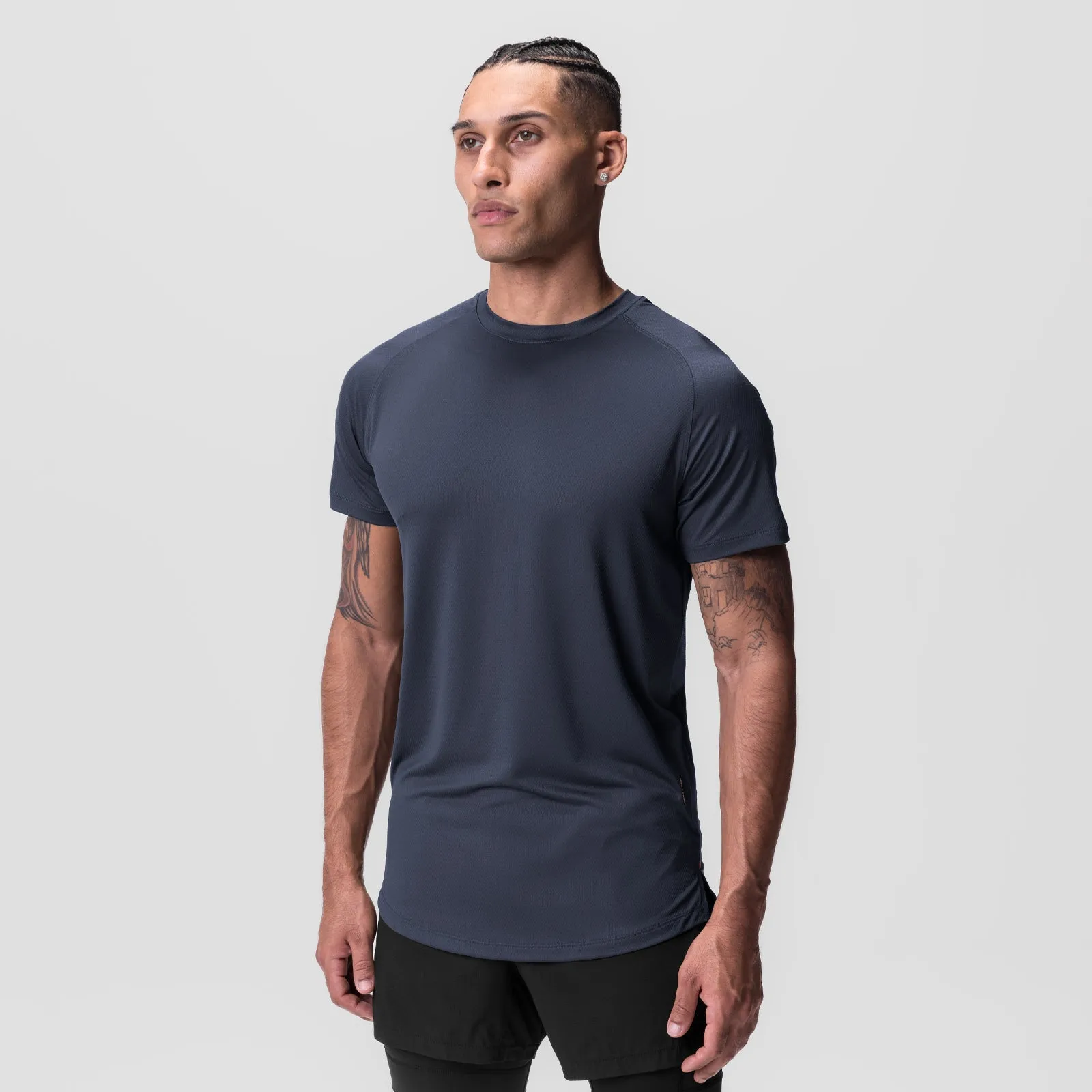 0660. AeroSilver® Established Tee - Navy