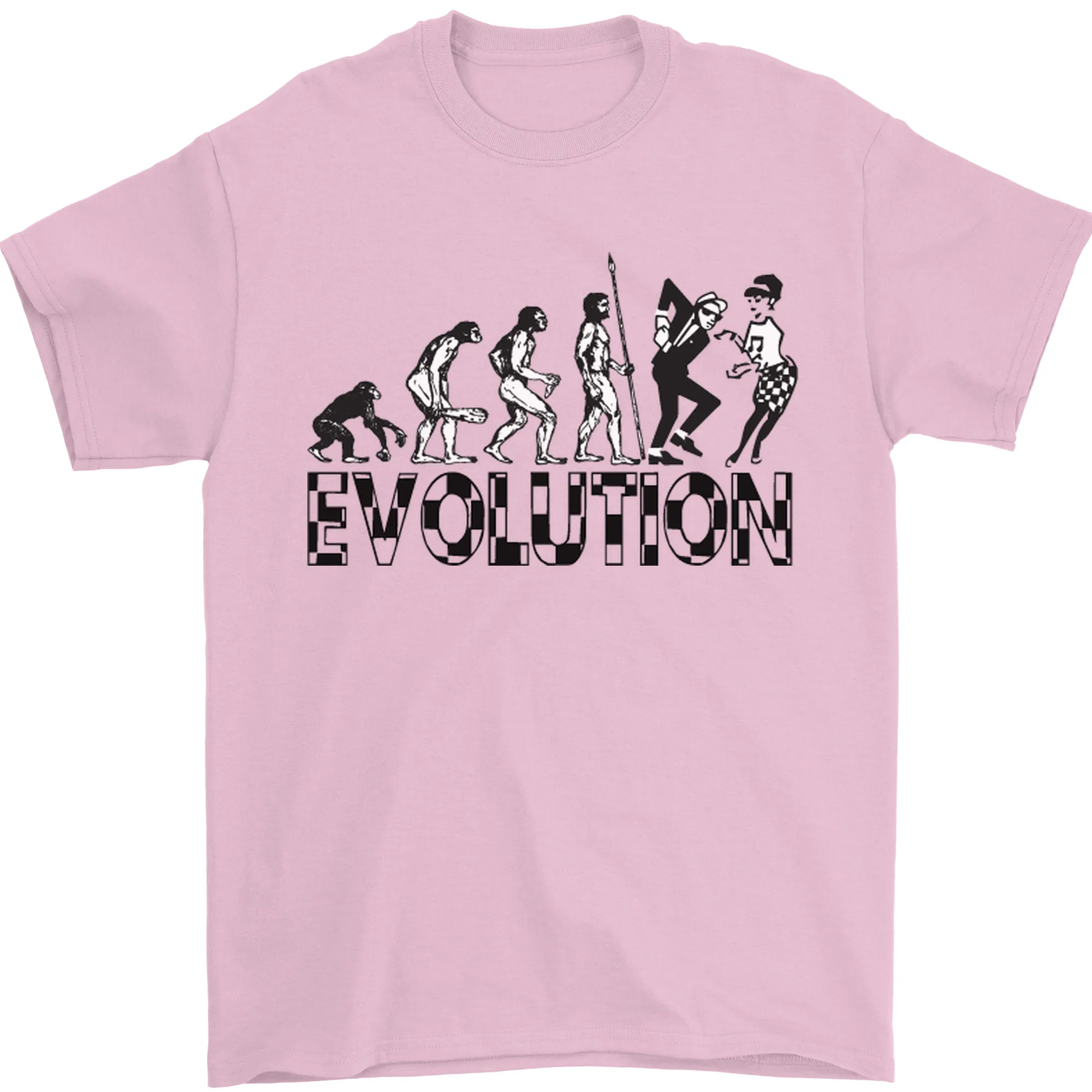 2 Tone Evolution Music 2Tone SKA Mens T-Shirt 100% Cotton