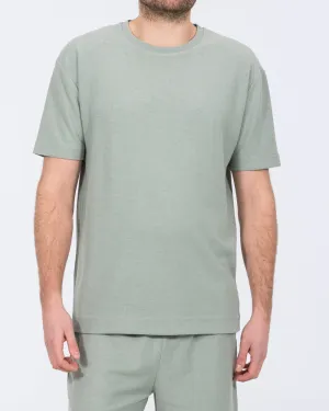 2t Kai Tall Textured T-Shirt (light teal)