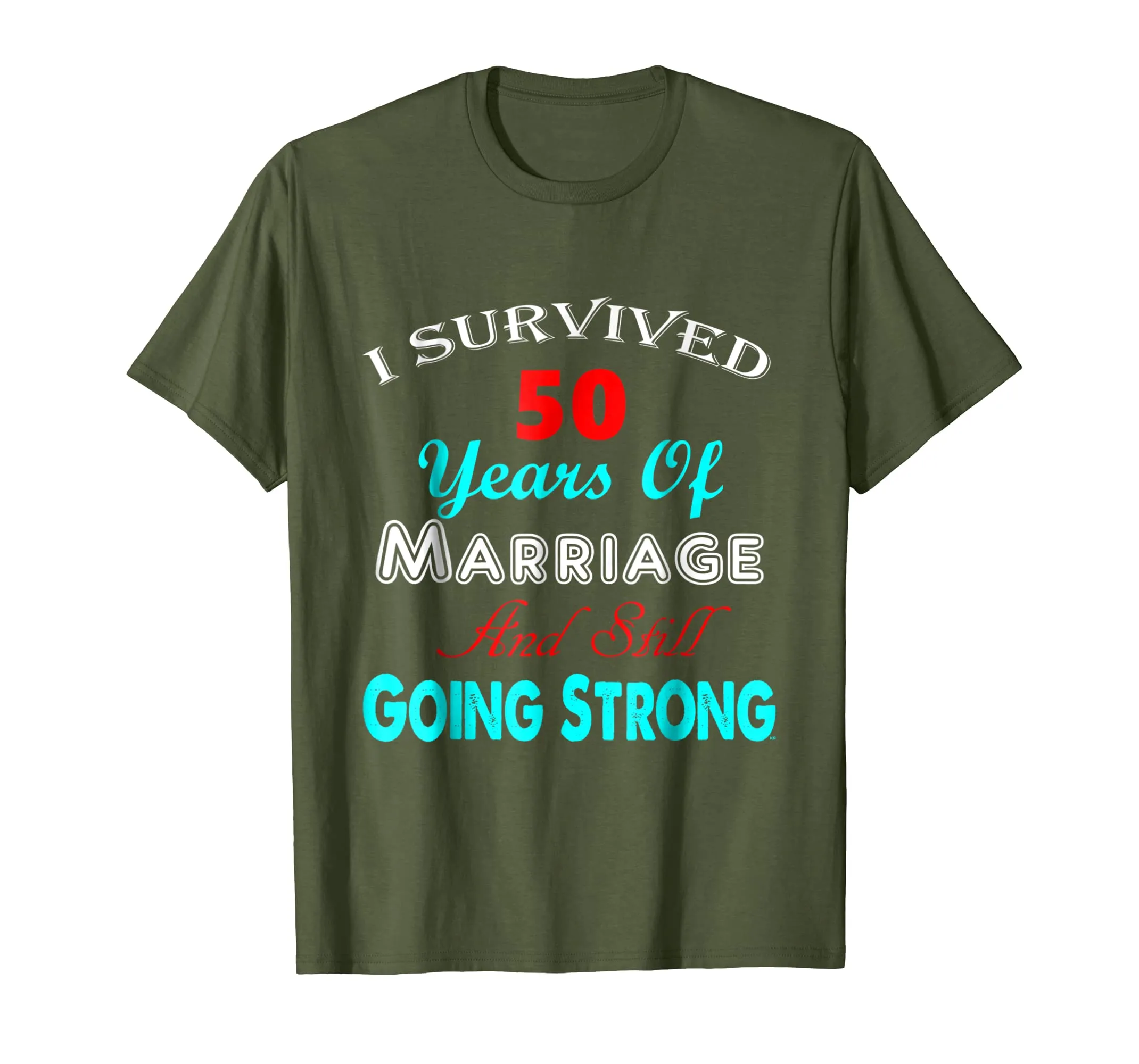 50th Wedding Anniversary Tshirt Marriage Mother Father Gift