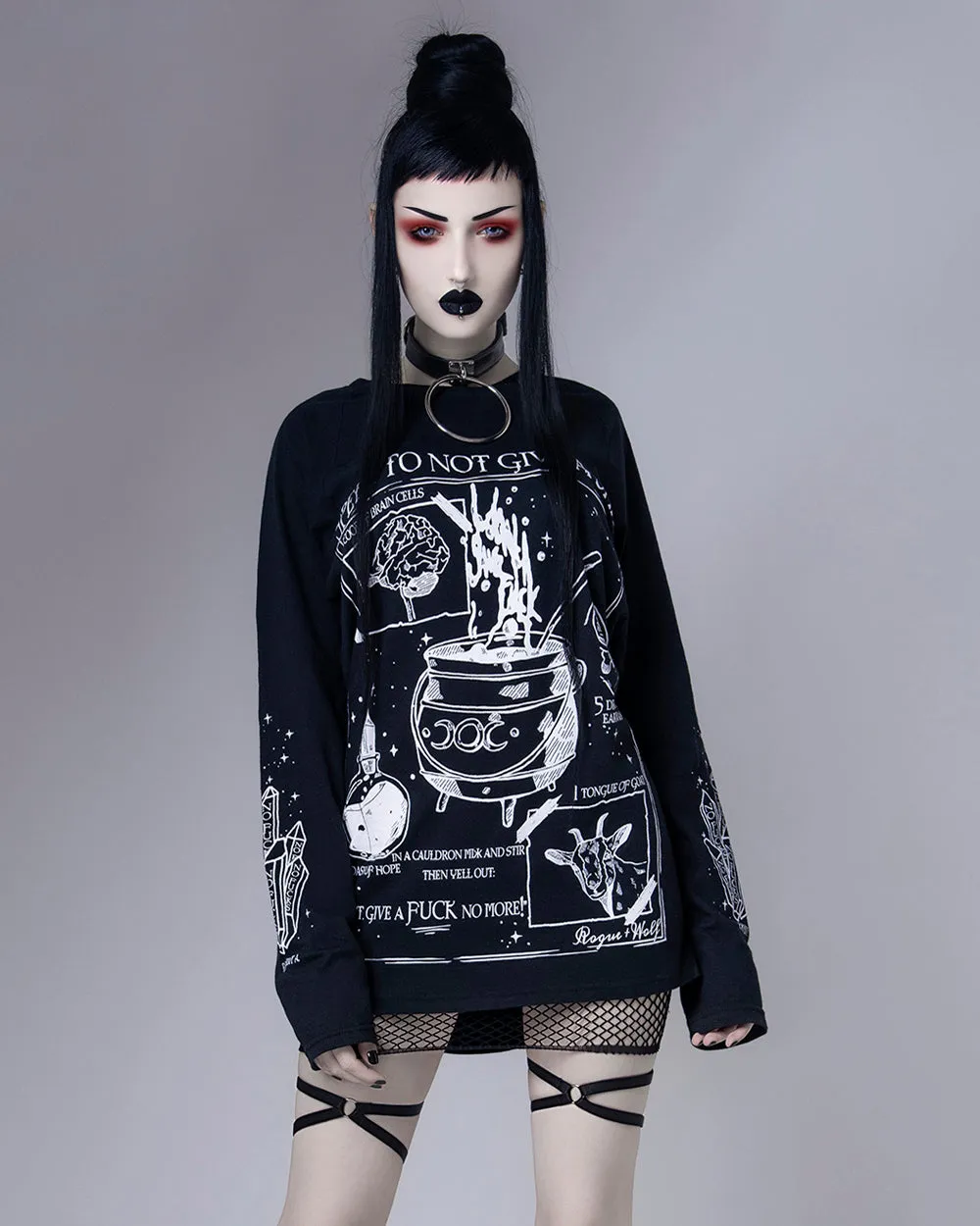 A Spell To Not Give A Sh*t  - Long Sleeve Tee