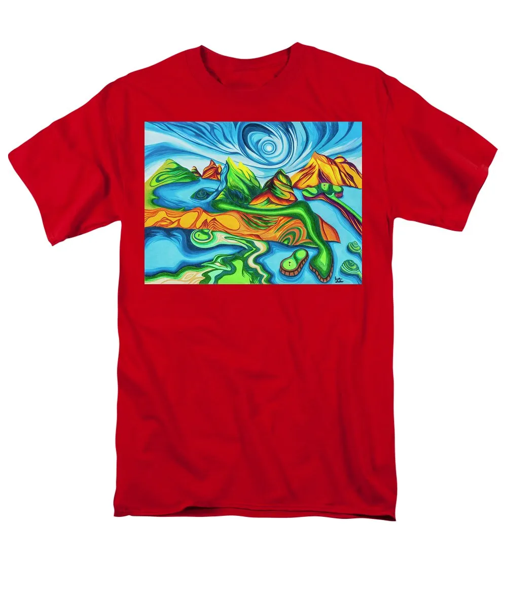 Abstract Golf Holes - Men's T-Shirt  (Regular Fit)