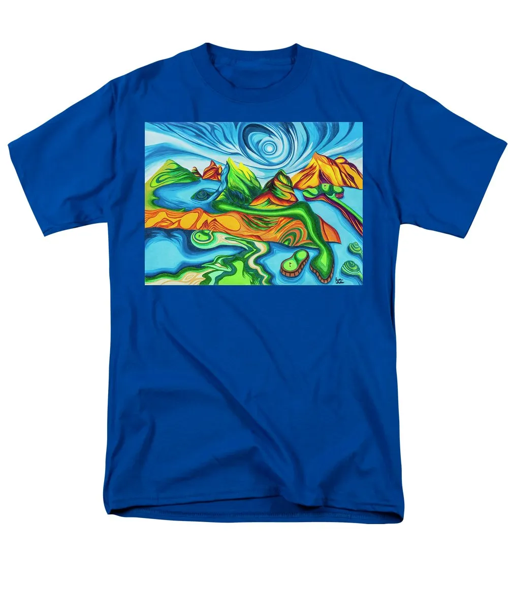 Abstract Golf Holes - Men's T-Shirt  (Regular Fit)