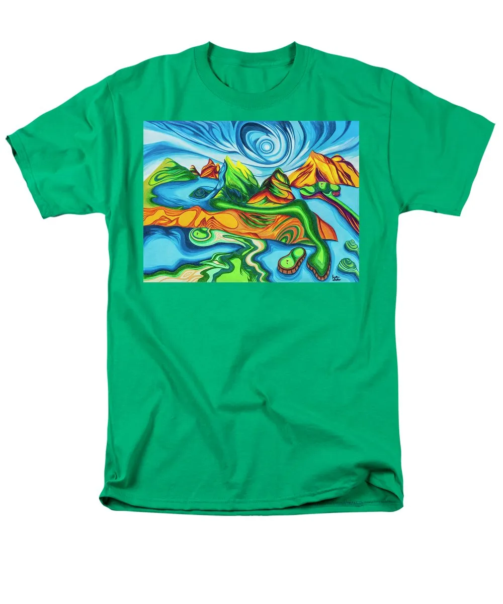 Abstract Golf Holes - Men's T-Shirt  (Regular Fit)