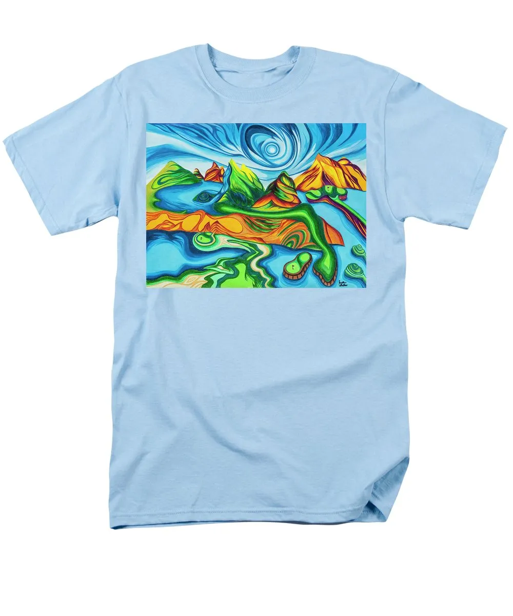 Abstract Golf Holes - Men's T-Shirt  (Regular Fit)