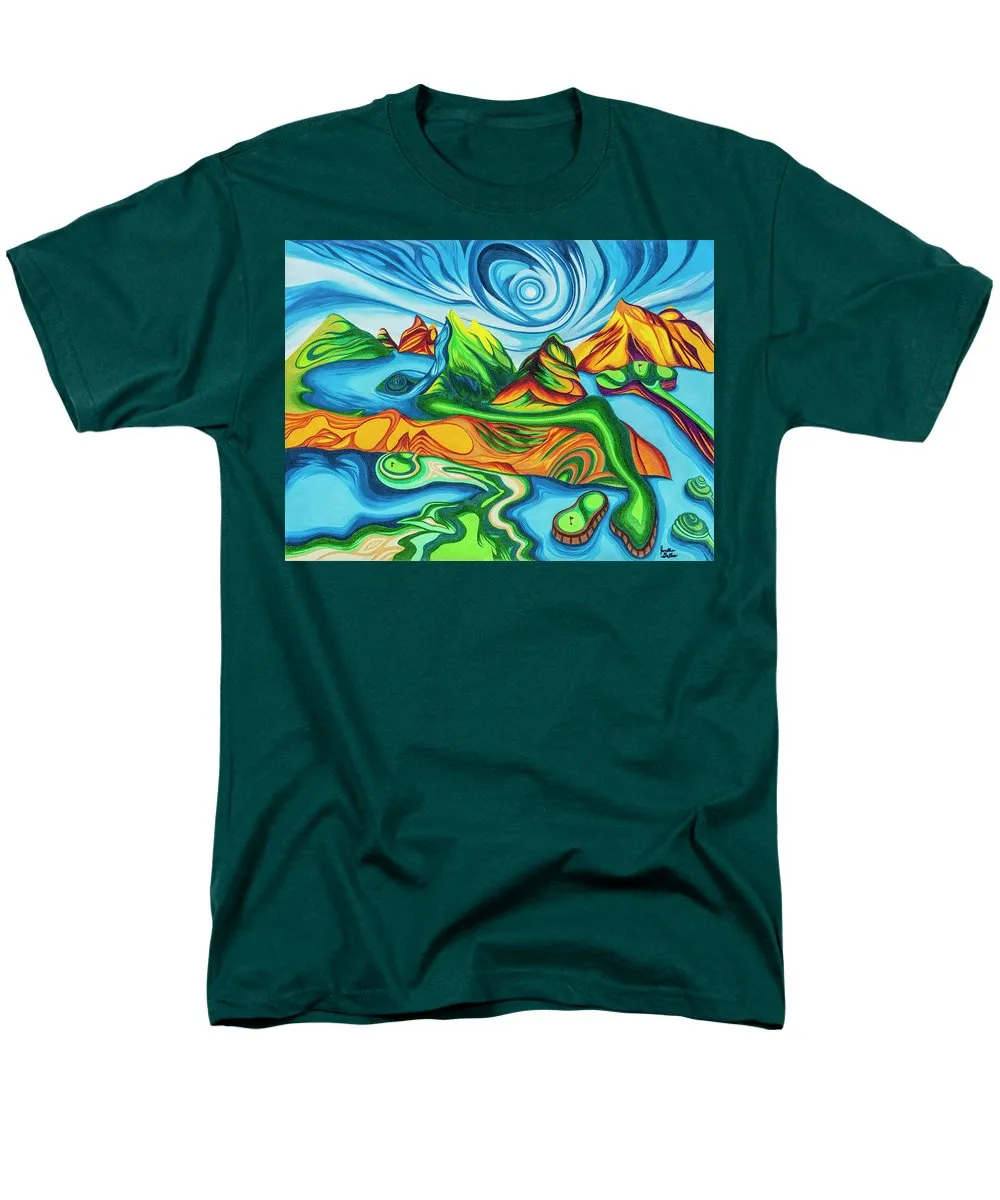 Abstract Golf Holes - Men's T-Shirt  (Regular Fit)