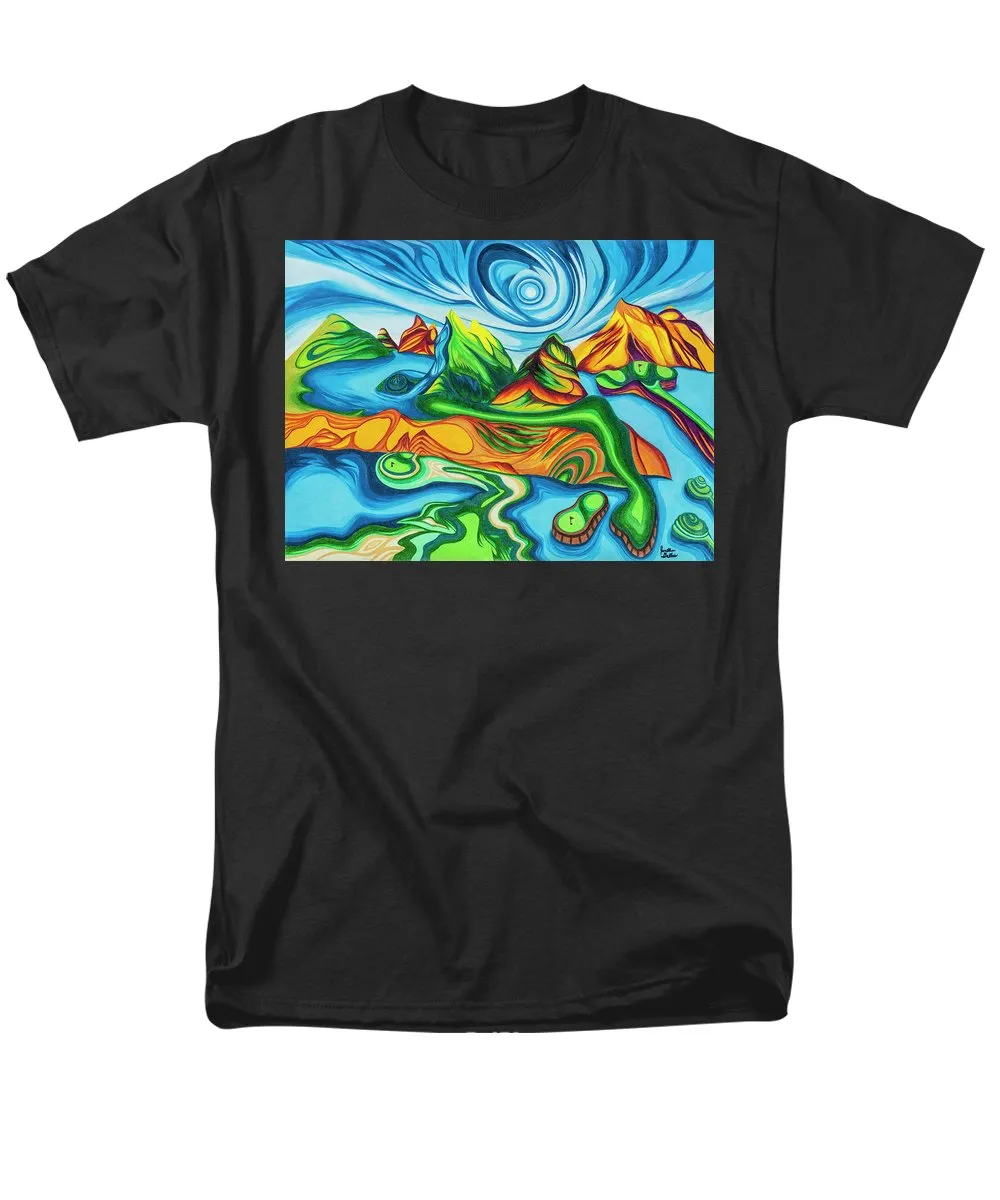 Abstract Golf Holes - Men's T-Shirt  (Regular Fit)
