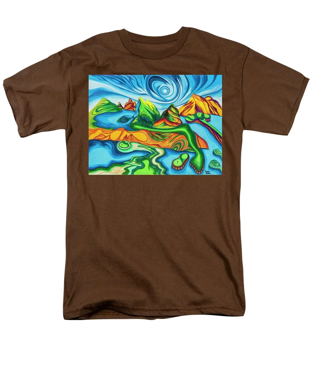 Abstract Golf Holes - Men's T-Shirt  (Regular Fit)