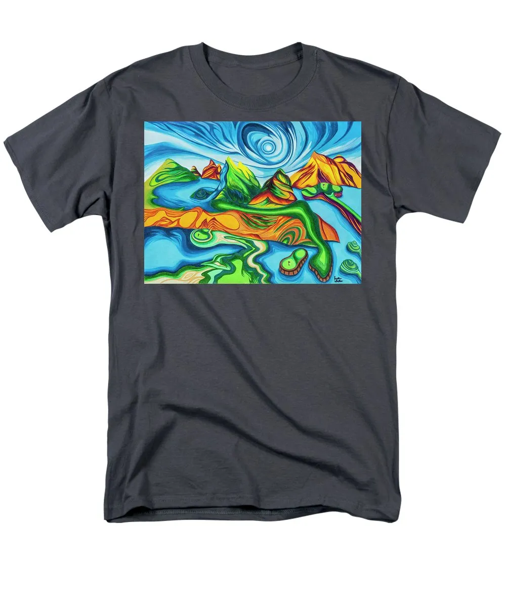 Abstract Golf Holes - Men's T-Shirt  (Regular Fit)