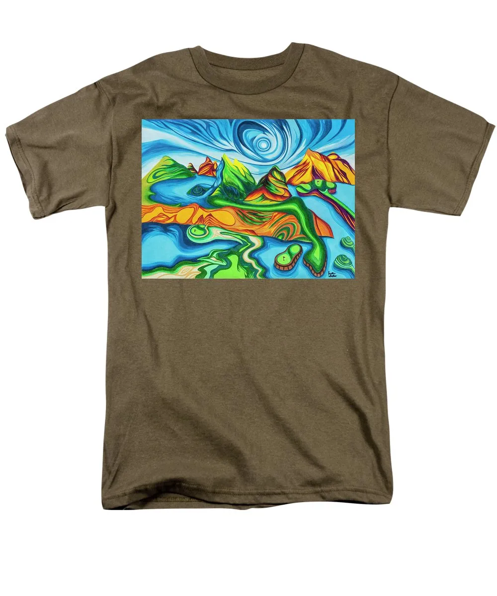 Abstract Golf Holes - Men's T-Shirt  (Regular Fit)