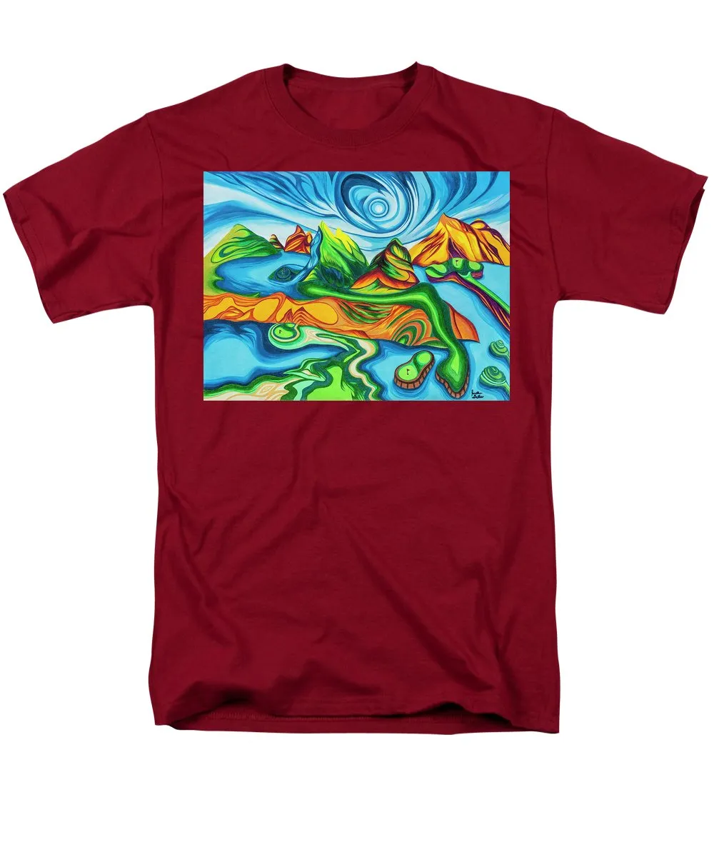 Abstract Golf Holes - Men's T-Shirt  (Regular Fit)