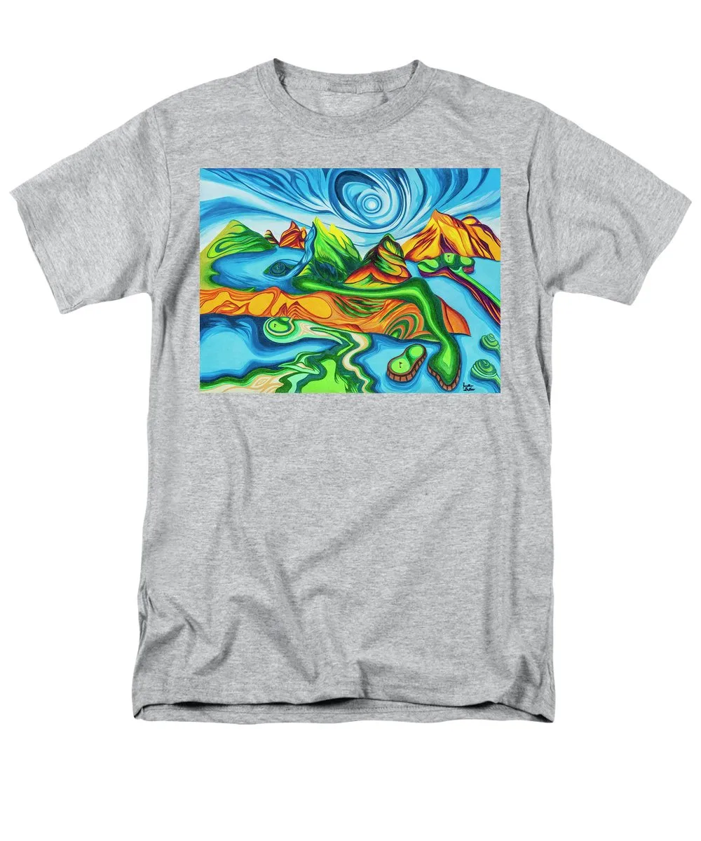 Abstract Golf Holes - Men's T-Shirt  (Regular Fit)