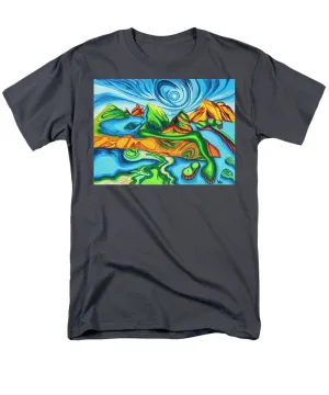 Abstract Golf Holes - Men's T-Shirt  (Regular Fit)