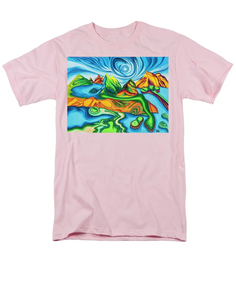 Abstract Golf Holes - Men's T-Shirt  (Regular Fit)