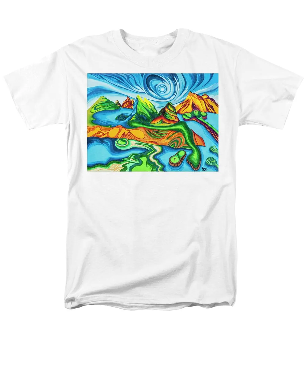 Abstract Golf Holes - Men's T-Shirt  (Regular Fit)