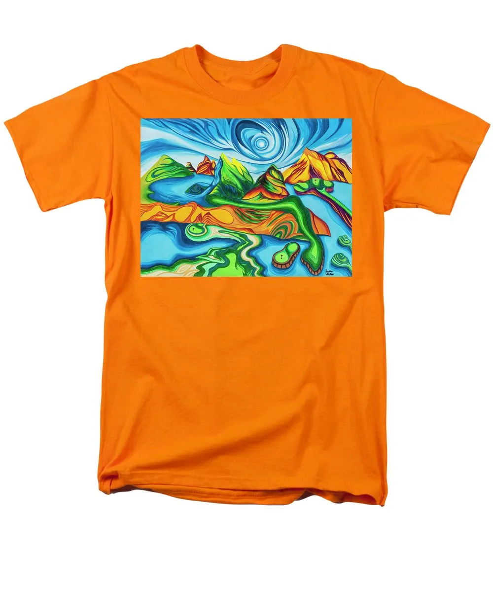 Abstract Golf Holes - Men's T-Shirt  (Regular Fit)
