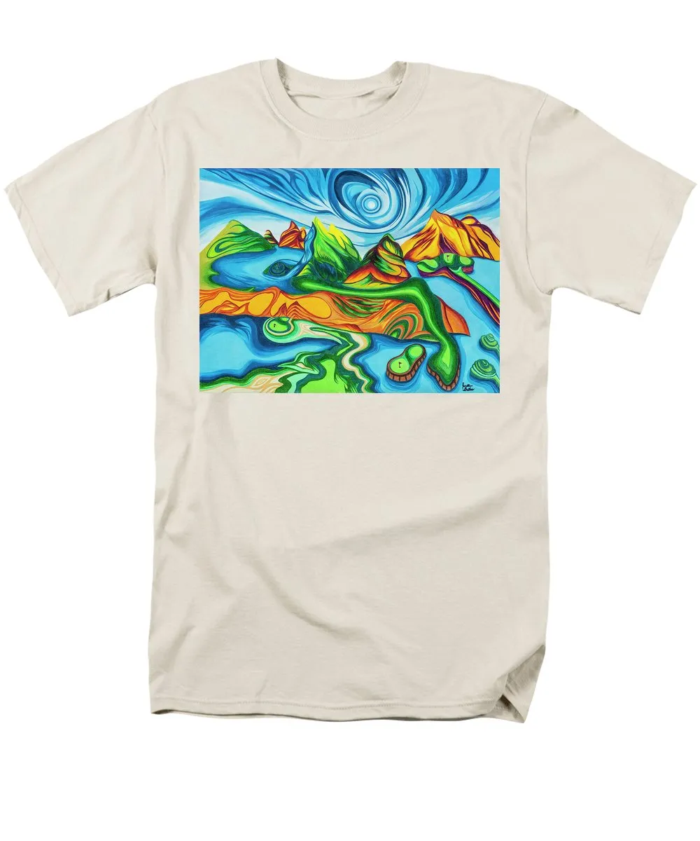Abstract Golf Holes - Men's T-Shirt  (Regular Fit)