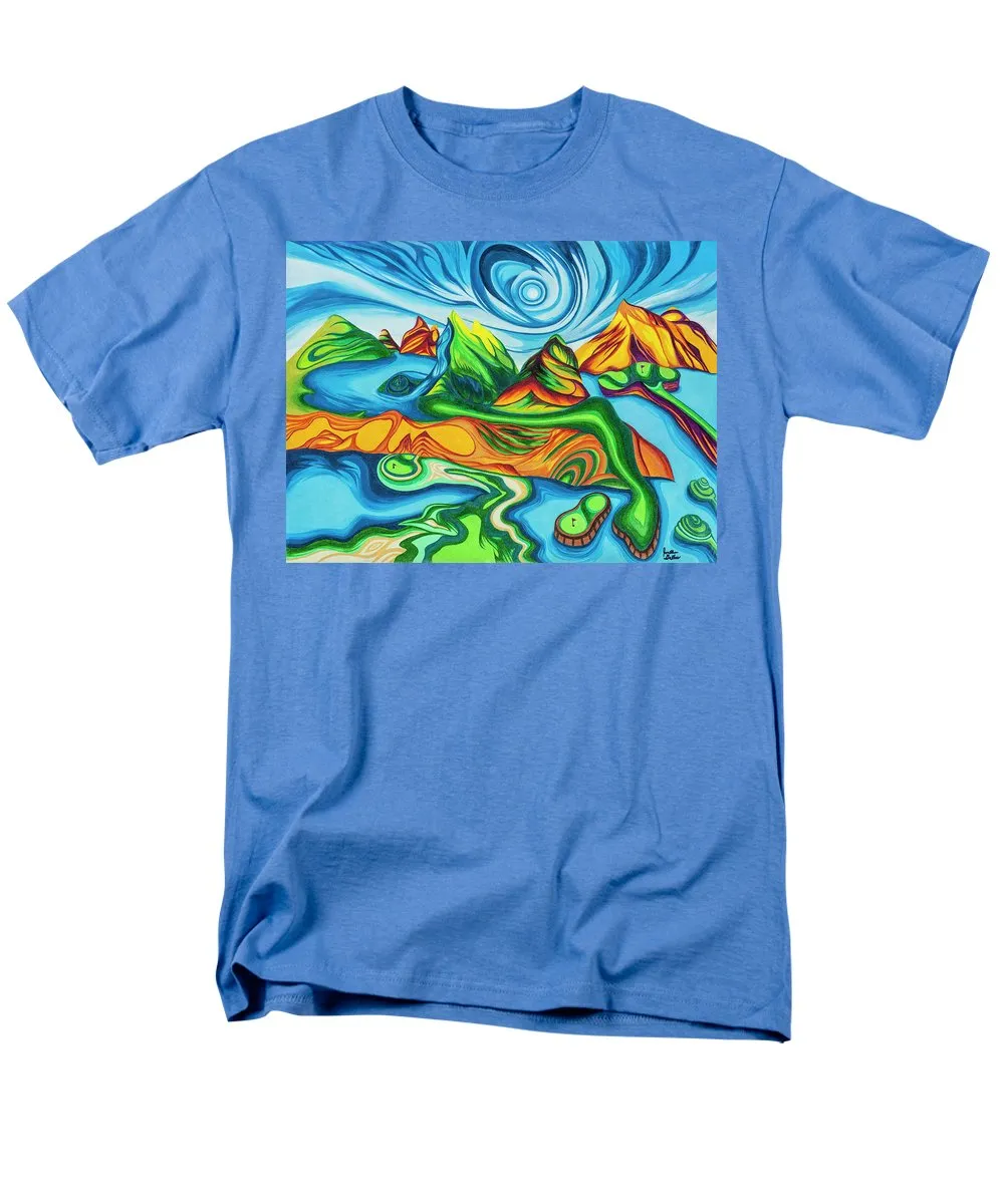 Abstract Golf Holes - Men's T-Shirt  (Regular Fit)