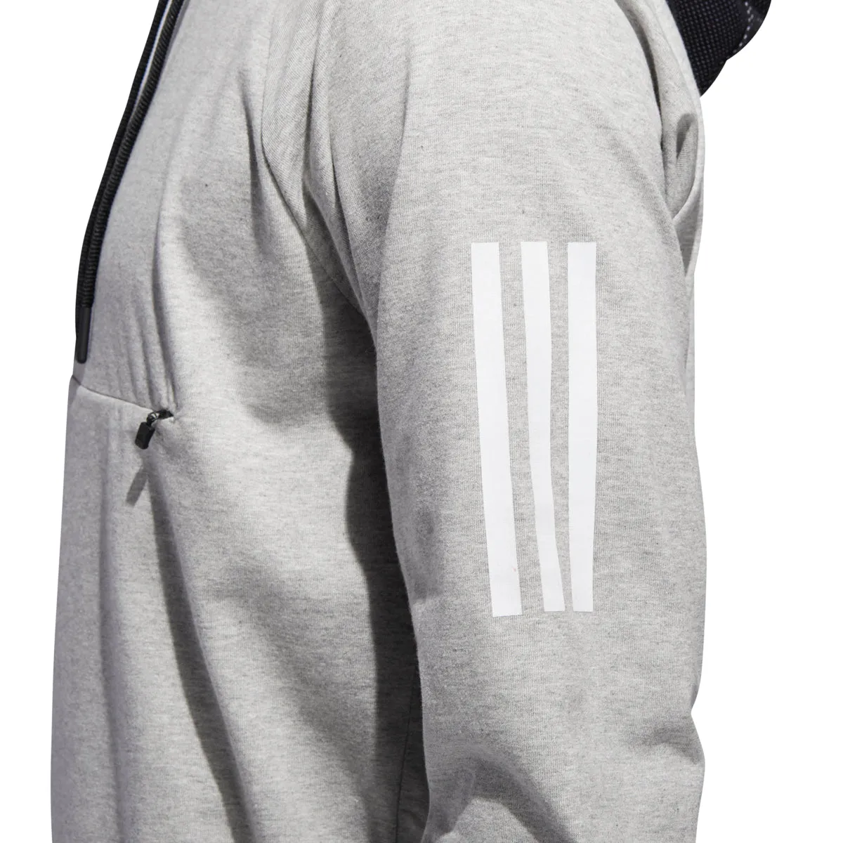 Adidas Men's Athletics Sport 2 Street Lifestyle Pullover Hoodie Grey-Black