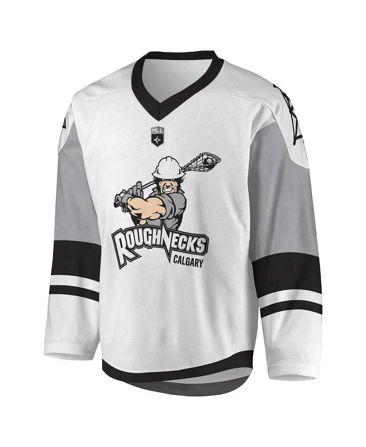 ADPRO Sports Men's White Gray Sublimated Replica Jersey Calgary Roughnecks Multi