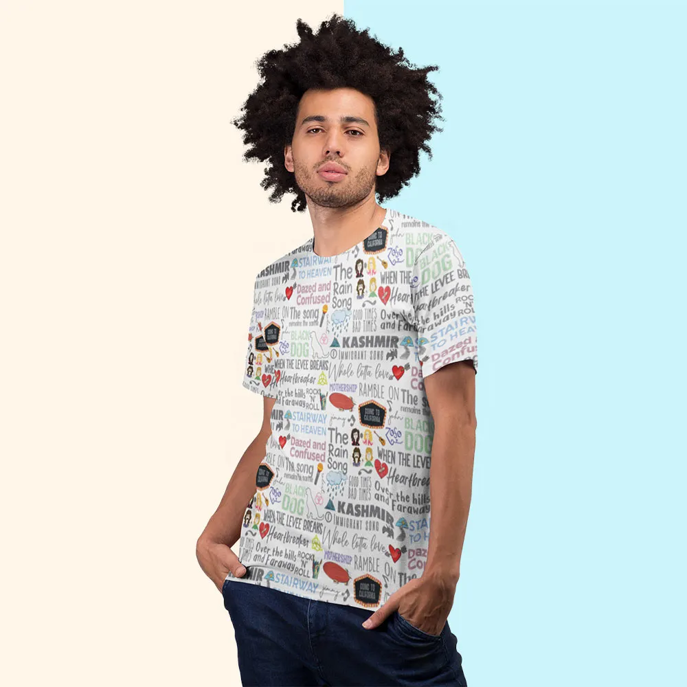 AOP T-shirt - Stairway To Doodle