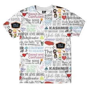 AOP T-shirt - Stairway To Doodle