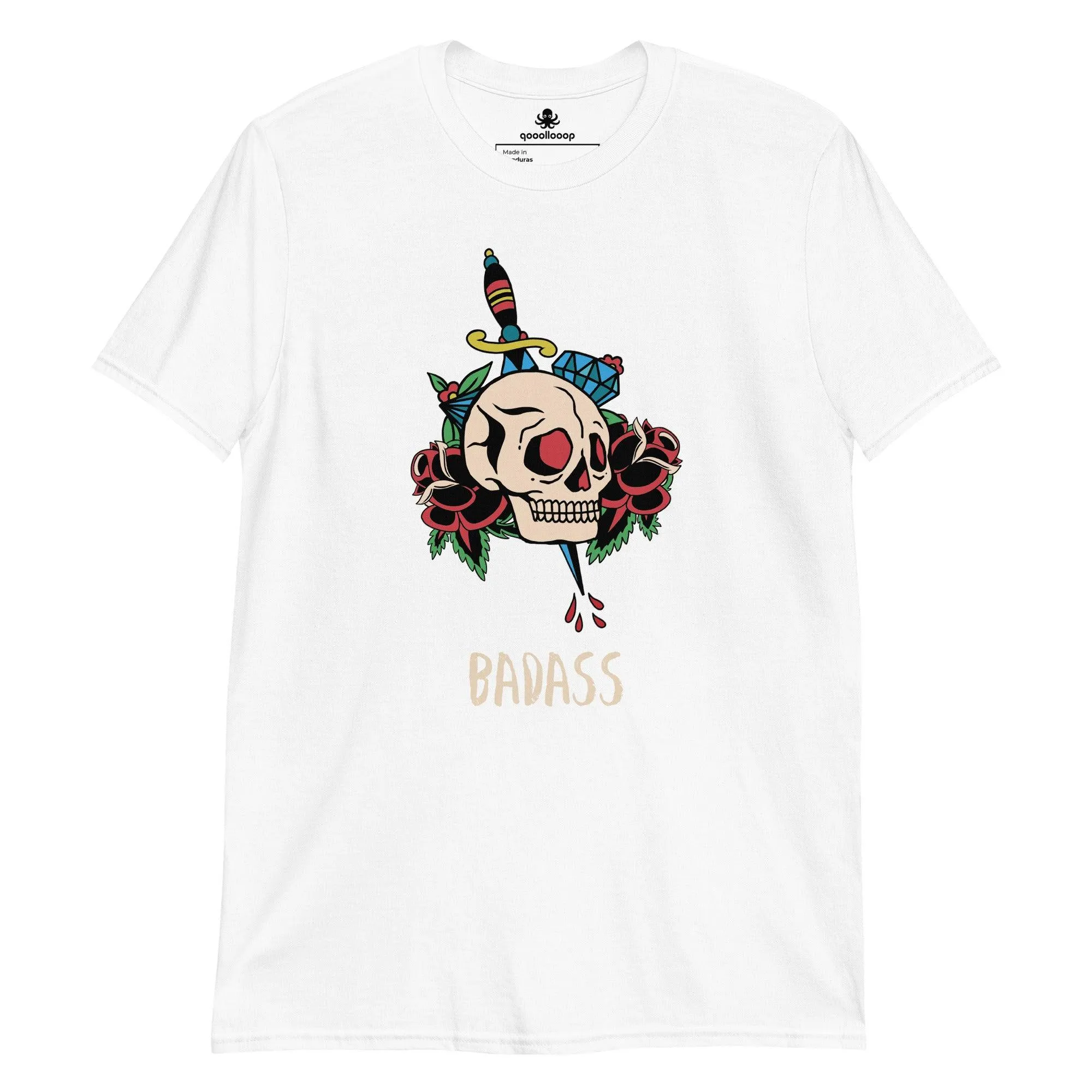 Badass Skull Head | Unisex Soft Style T-Shirt