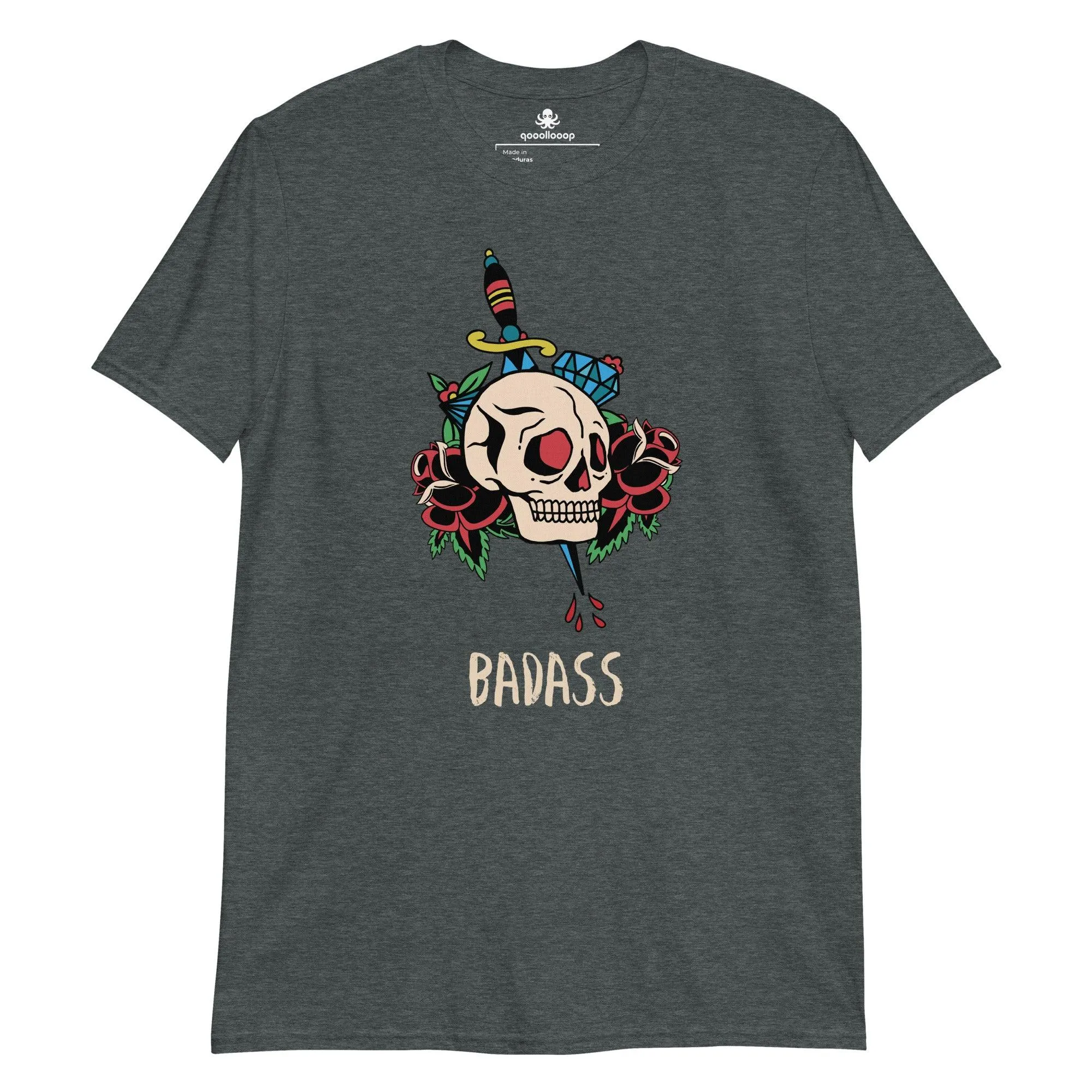 Badass Skull Head | Unisex Soft Style T-Shirt