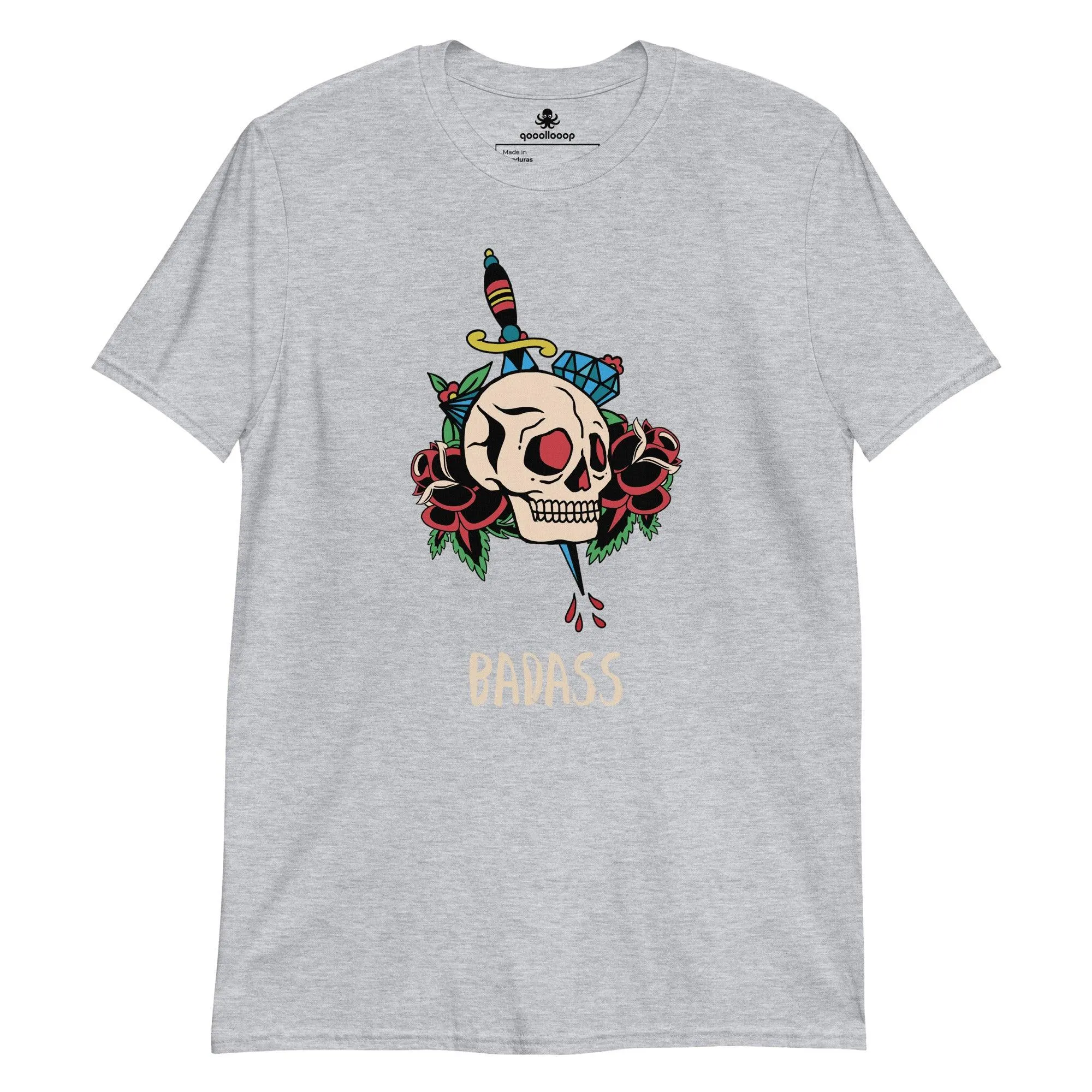 Badass Skull Head | Unisex Soft Style T-Shirt