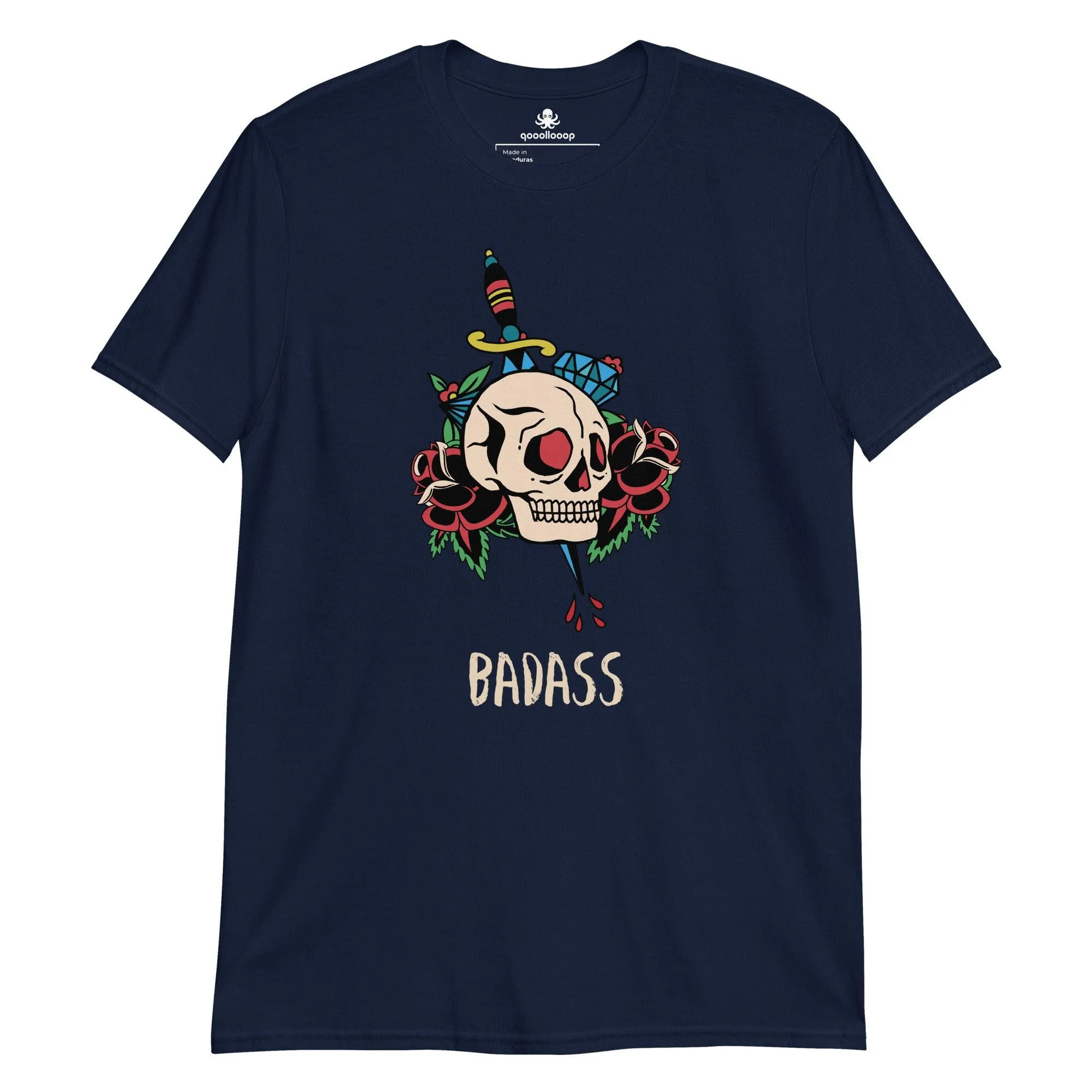 Badass Skull Head | Unisex Soft Style T-Shirt