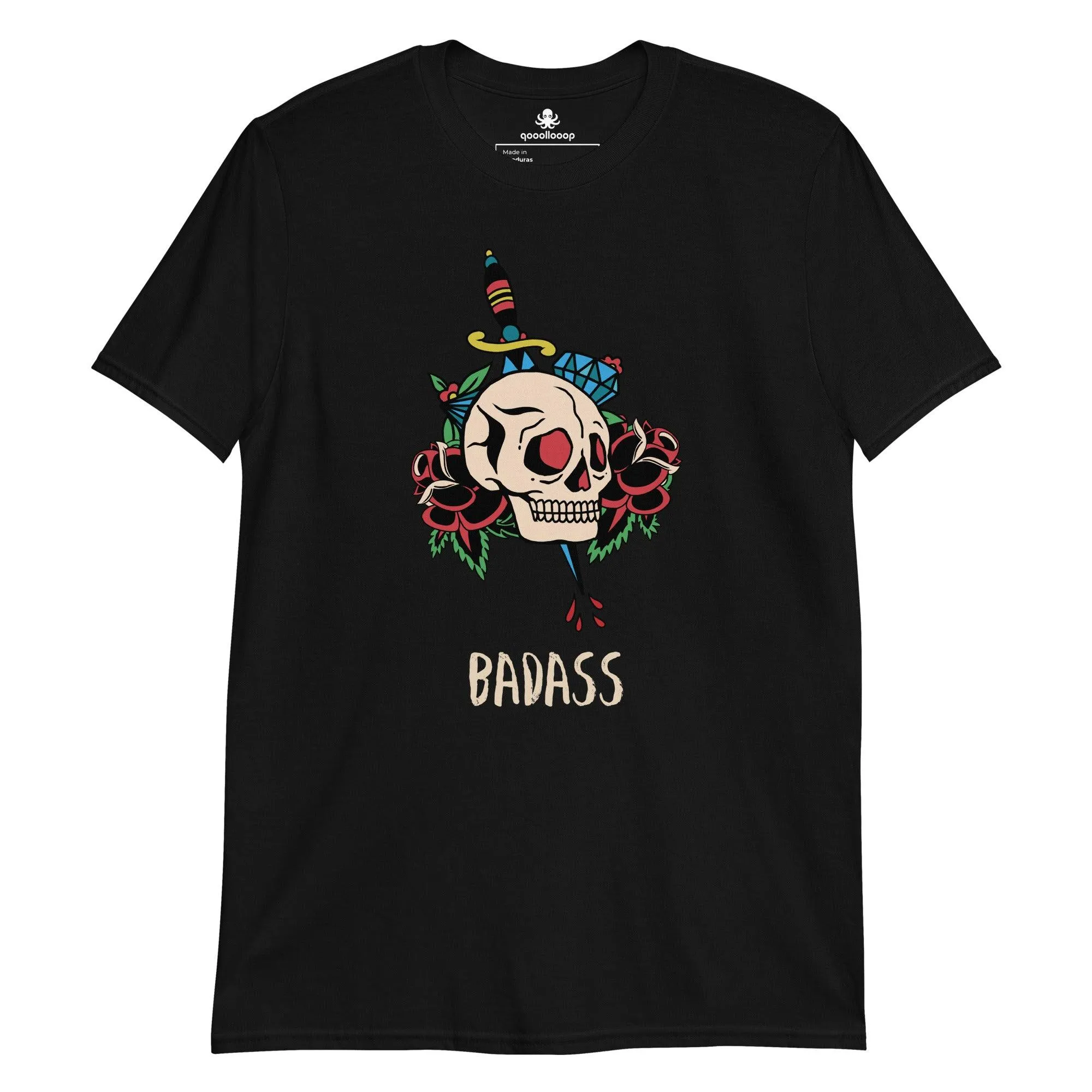 Badass Skull Head | Unisex Soft Style T-Shirt
