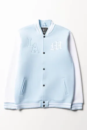 Baseball Jacket Light Blue