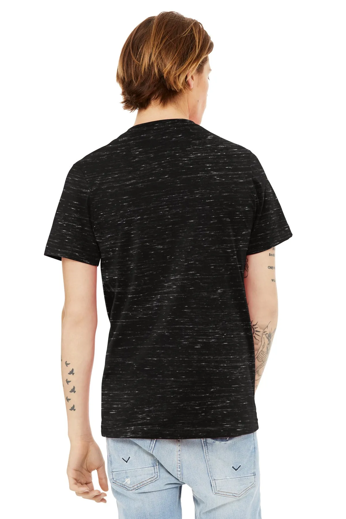 BELLA CANVAS Unisex Textured Jersey V-Neck Tee BC3655