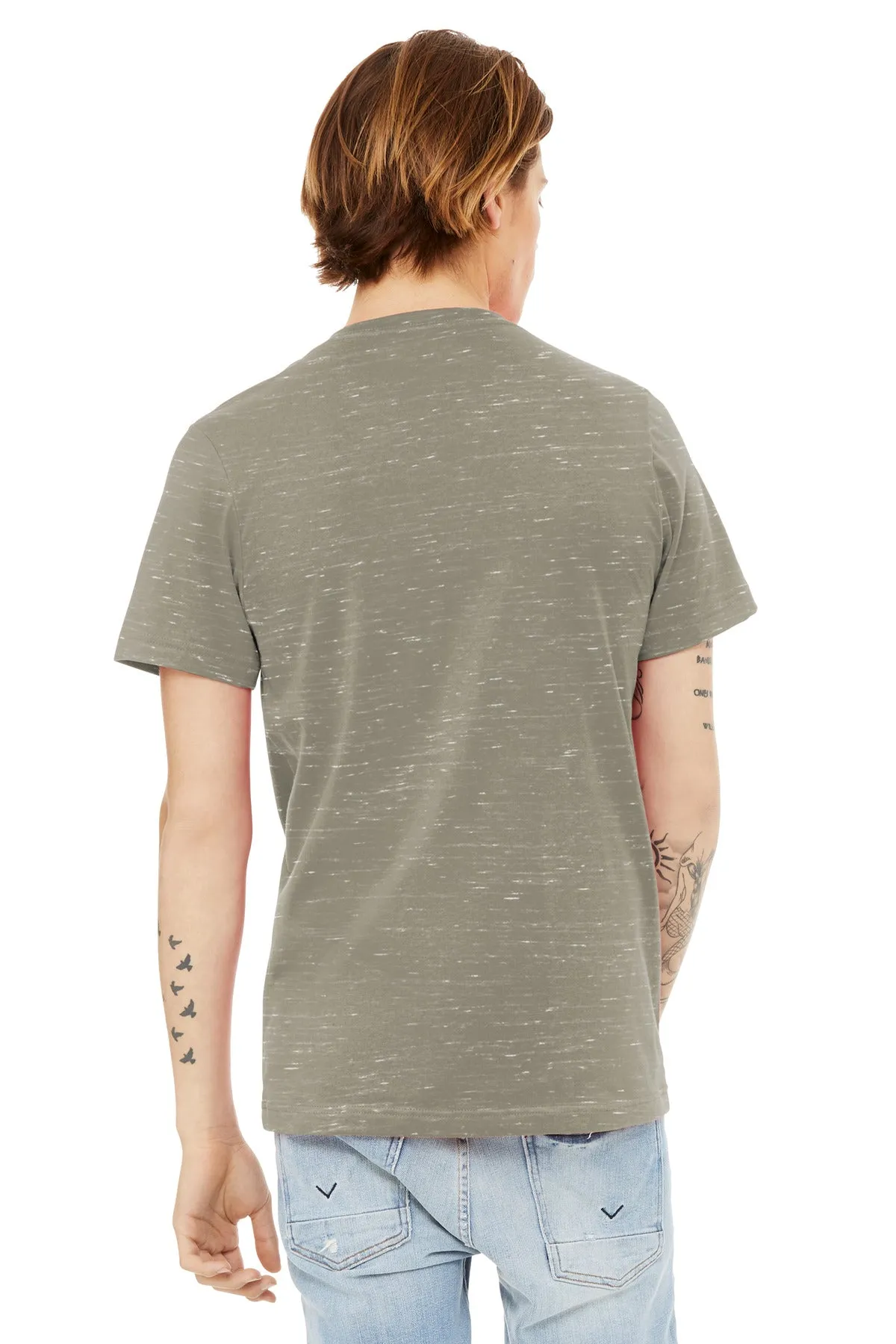 BELLA CANVAS Unisex Textured Jersey V-Neck Tee BC3655