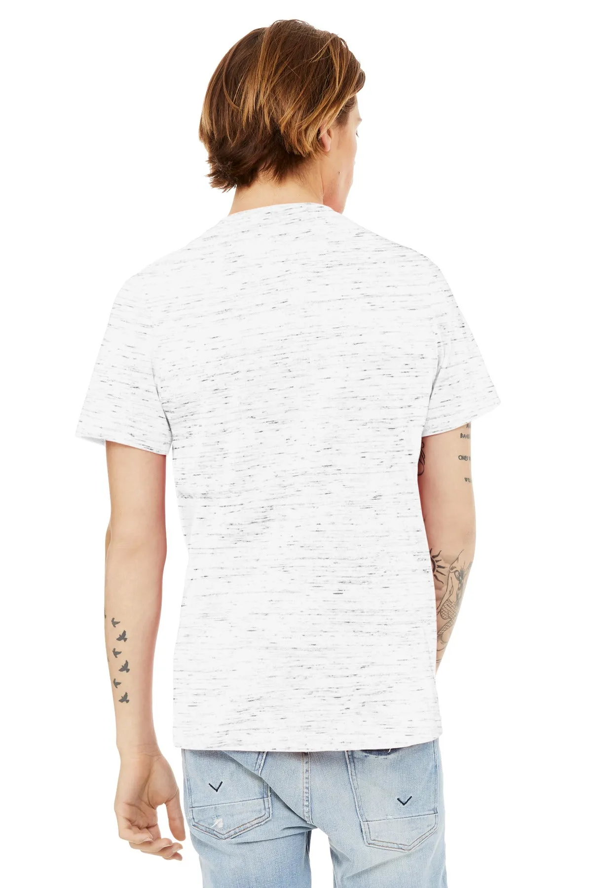 BELLA CANVAS Unisex Textured Jersey V-Neck Tee BC3655