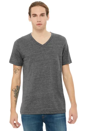 BELLA CANVAS Unisex Textured Jersey V-Neck Tee BC3655