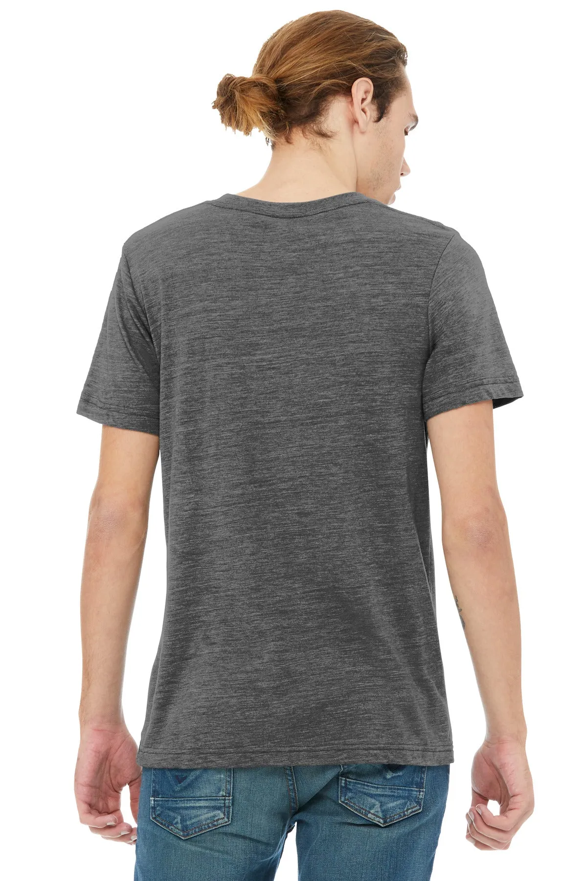 BELLA CANVAS Unisex Textured Jersey V-Neck Tee BC3655