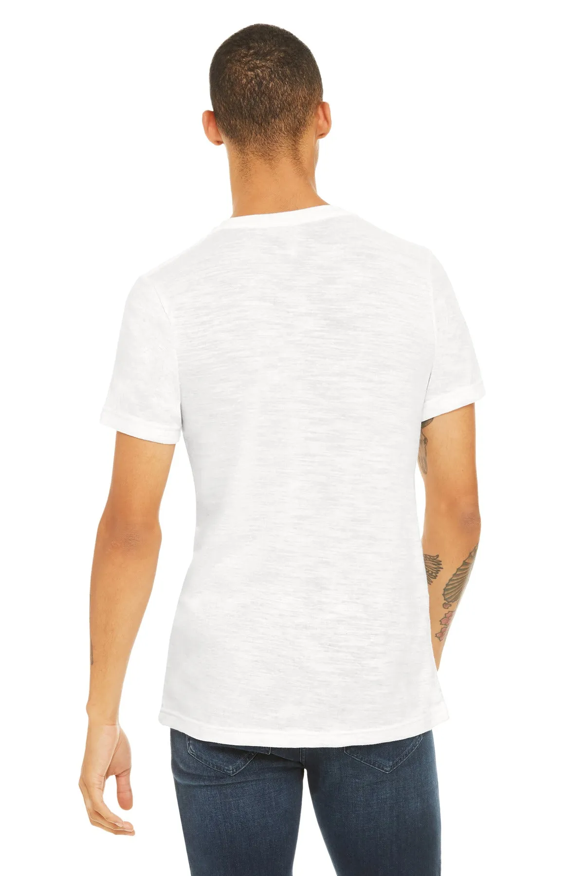 BELLA CANVAS Unisex Textured Jersey V-Neck Tee BC3655