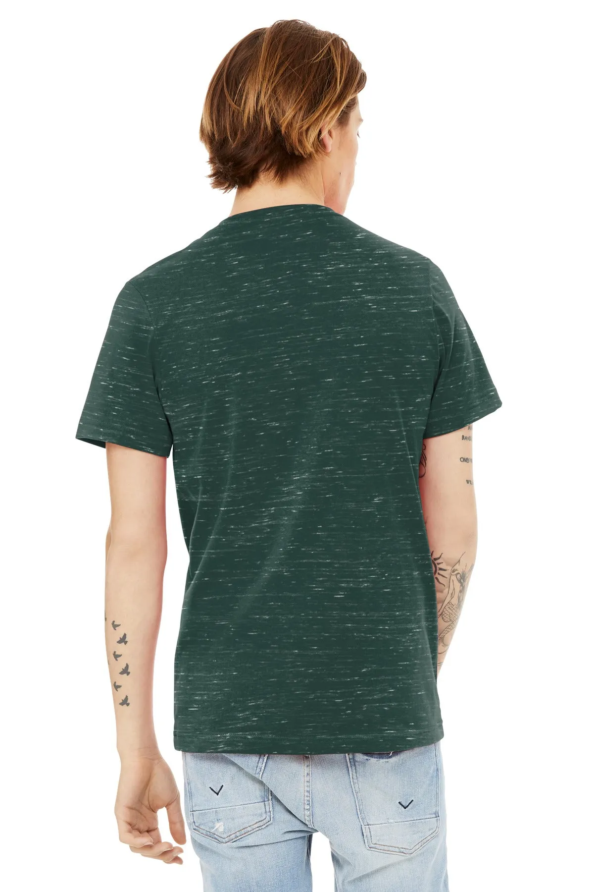 BELLA CANVAS Unisex Textured Jersey V-Neck Tee BC3655