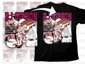 BJ Gibson Seminoles Unique Graphic Design Png Digital Download