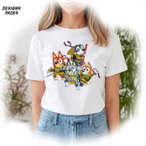 Bluey Heeler Bluey Friends Bluey Turtle PNG Design