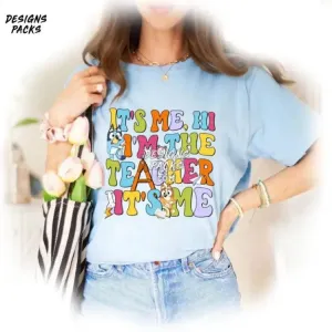 Bluey Teacher Bluey Groovy Bride Bluey Hi Its Me Im The Teacher Its Me PNG Design