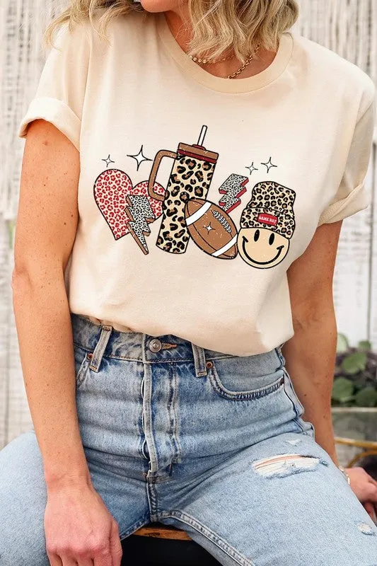 Boujee Cute Football Graphic Tee