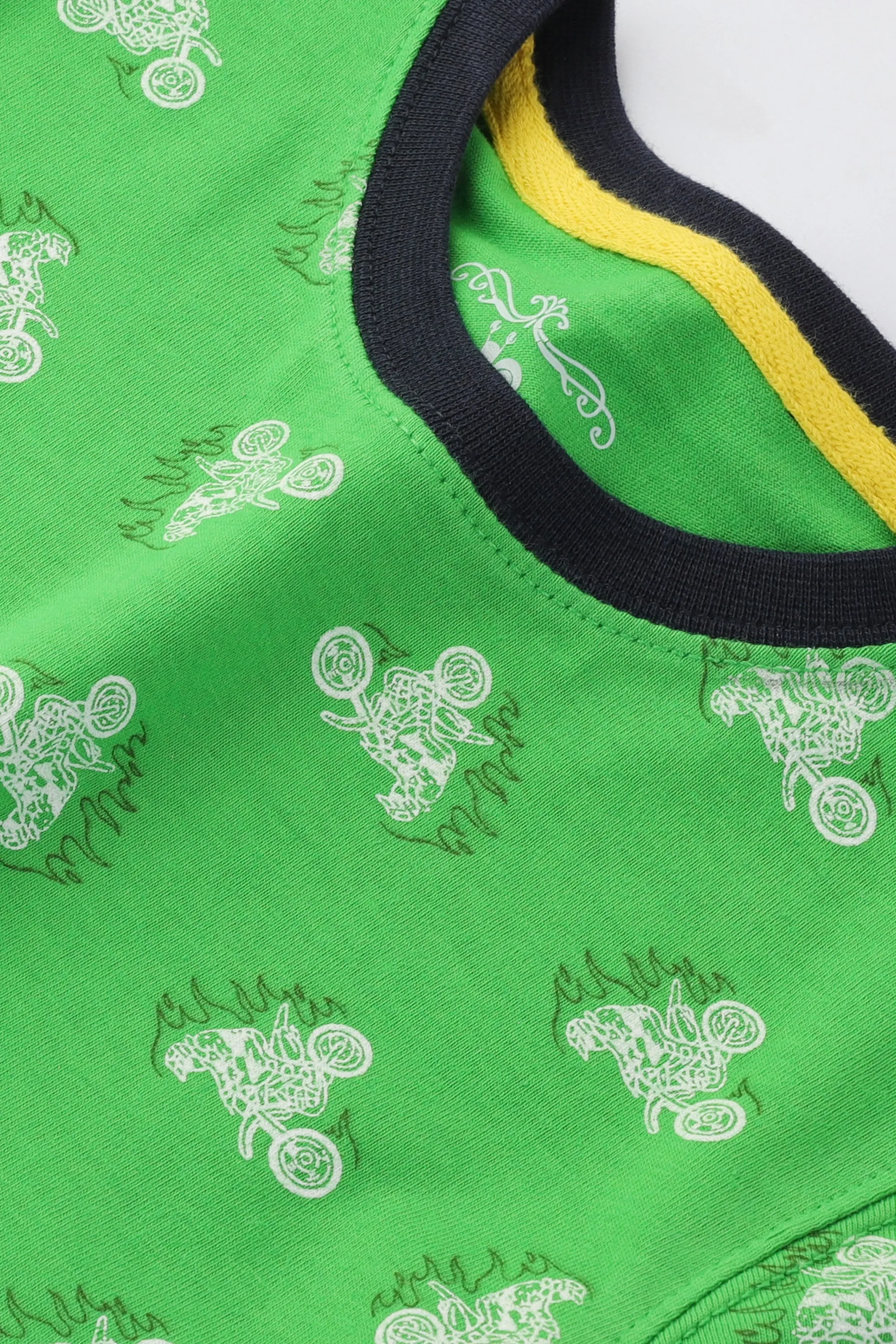 Boys Green Knit T-shirt