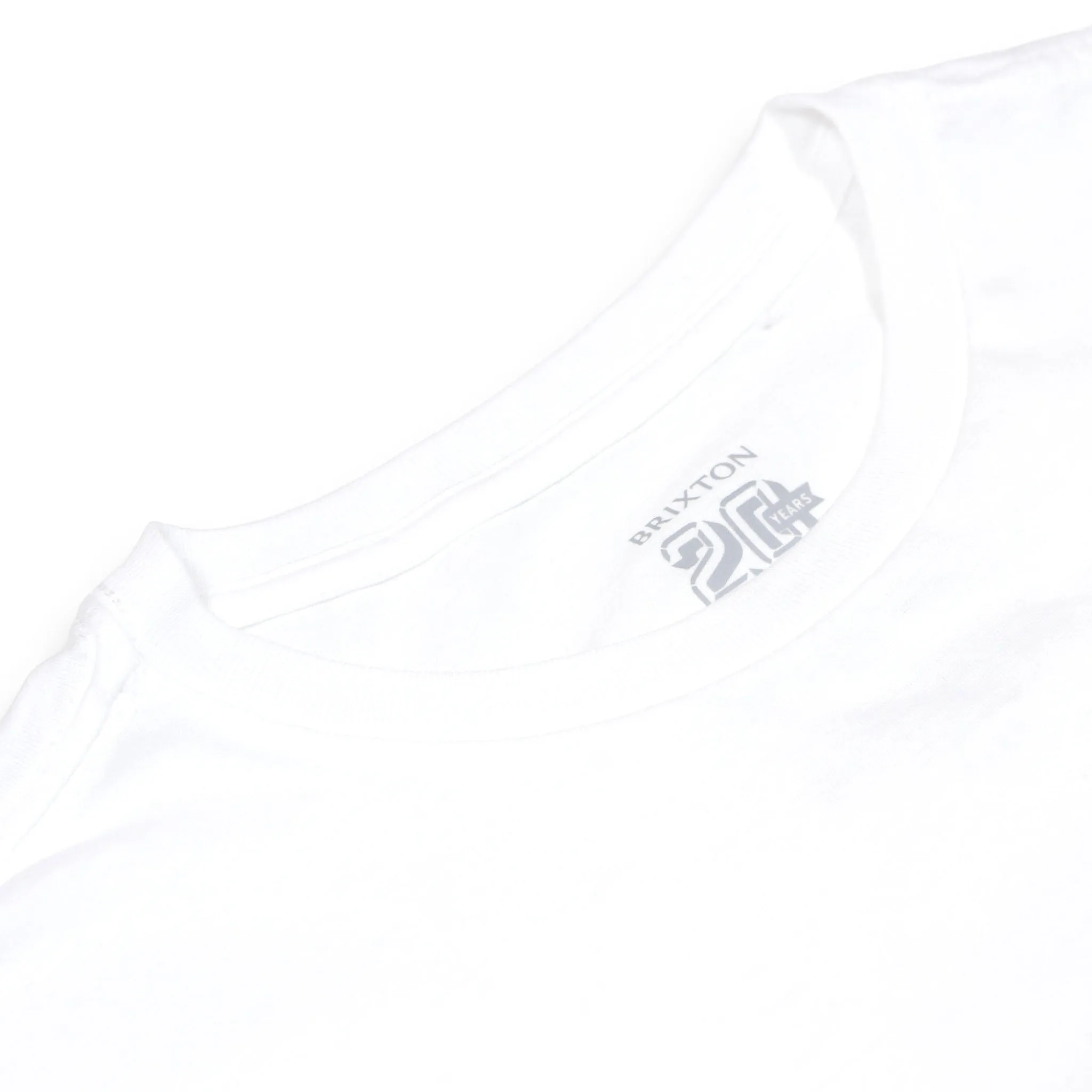 Brixton Flyer 20th Anniversary T-Shirt - White