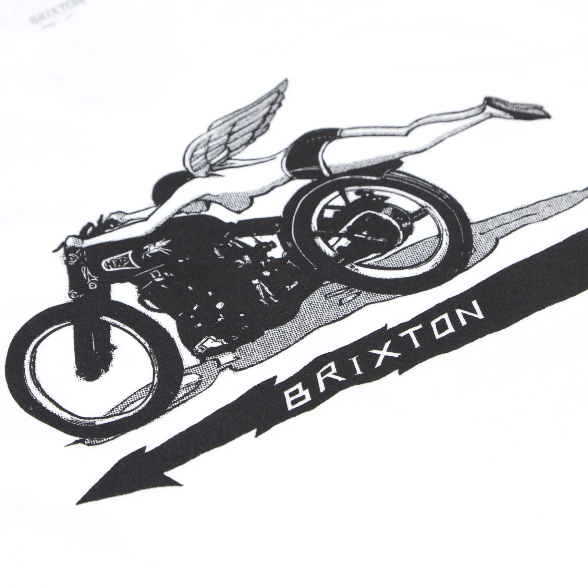 Brixton Flyer 20th Anniversary T-Shirt - White