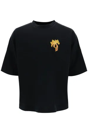 'BURNING PALM OVERSIZED T